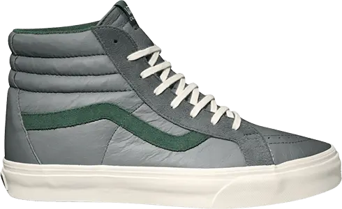  Vans Sk8- Hi Reissue California Leather Charcoal/ Forest Green