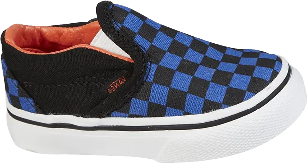  Vans Classic Slip-on Checkerboard Toddler &#039;Jewel Blue&#039;