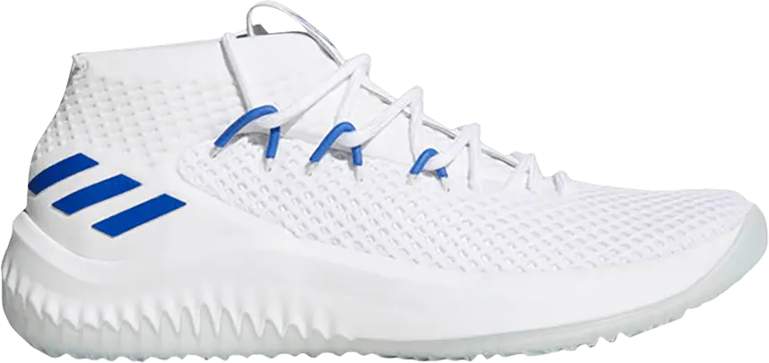  Adidas Dame 4 &#039;White Blue Solid&#039;