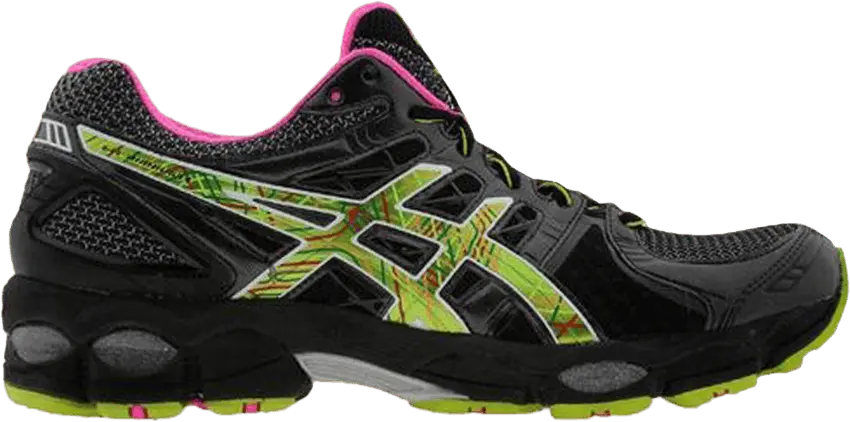  Asics Wmns Gel Nimbus 14 &#039;Black Digital Neon Pink&#039;