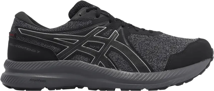  Asics Gel Contend 7 WP 4E Wide &#039;Black Silver&#039;