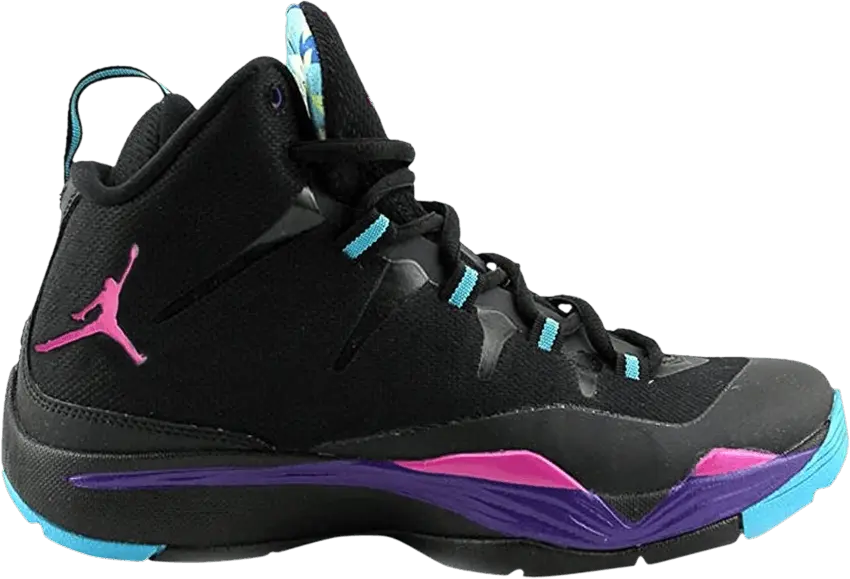  Air Jordan Super.Fly 2 GS &#039;Black Club Pink&#039;