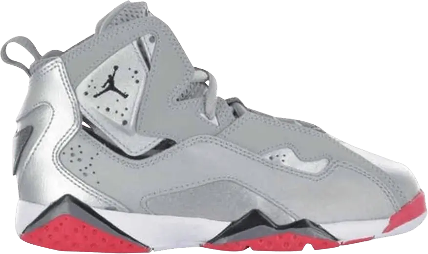  Jordan True Flight GP &#039;Metallic Silver Legion Red&#039;