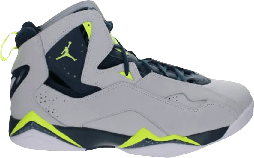  Jordan True Flight &#039;Pure Platinum Volt&#039;