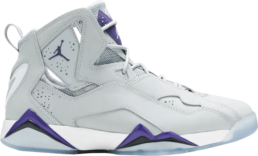  Jordan True Flight &#039;Wolf Grey Purple&#039;