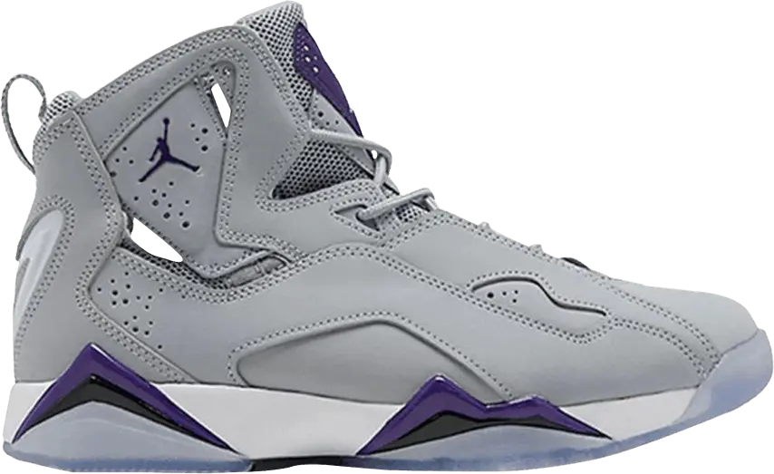  Jordan True Flight GS &#039;Wolf Grey Purple&#039;