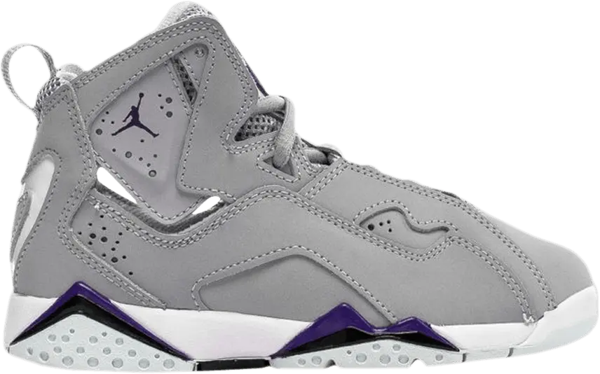  Jordan True Flight BP &#039;Wolf Grey Purple&#039;