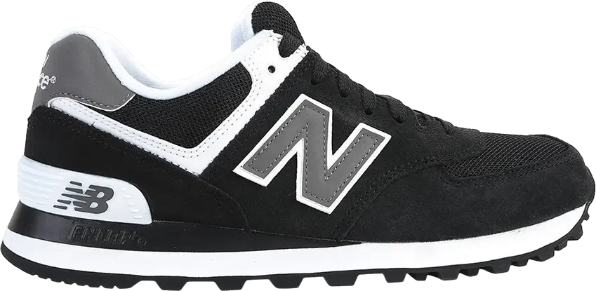  New Balance Wmns 574 &#039;Black Grey White&#039;