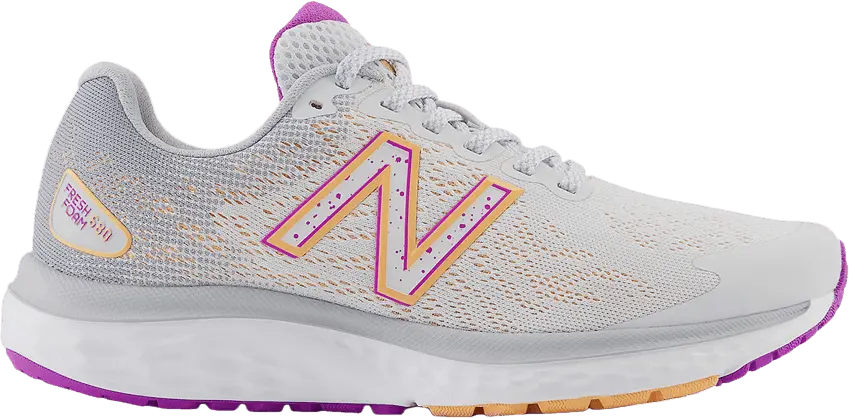  New Balance Wmns Fresh Foam 680v7 &#039;Quartz Grey Solar Flare&#039;