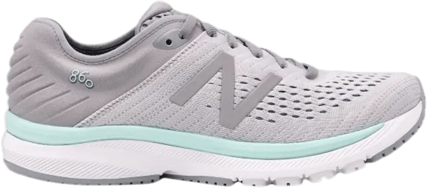  New Balance Wmns 860v10 2E Wide &#039;Grey Green White&#039;