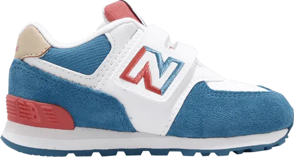  New Balance 574 Wide Toddler &#039;White Blue&#039;