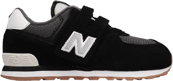  New Balance 574 Infant Wide &#039;Black White Grey&#039;