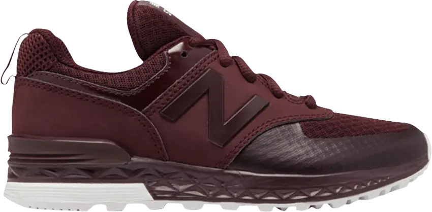  New Balance 574 Sport Kids &#039;Burgundy&#039;