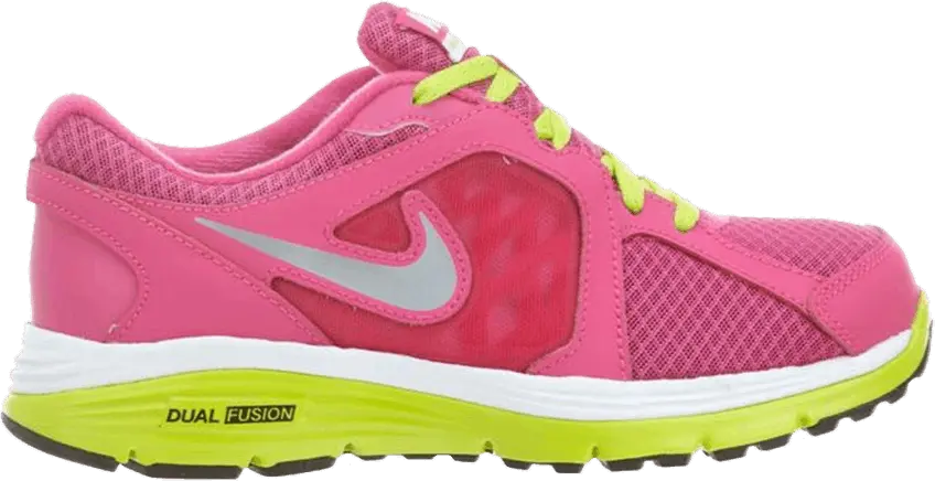  Nike Dual Fusion Run GS &#039;Pink Neon Green&#039;