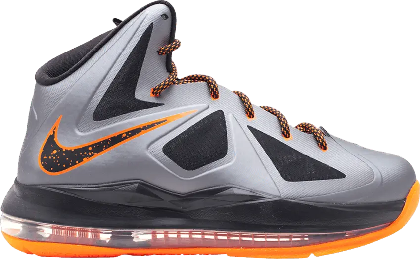  Nike Lebron 10 Gs &#039;Lava&#039;