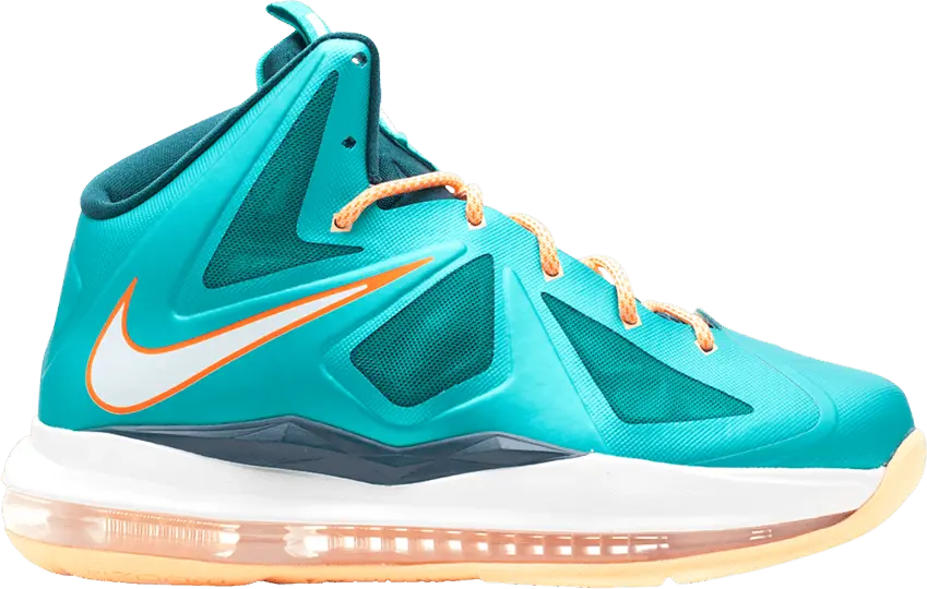  Nike LeBron 10 GS &#039;Miami Dolphins&#039;