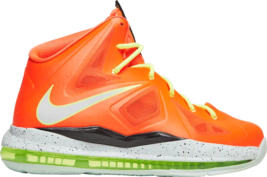  Nike LeBron 10 GS &#039;Bright Crimson&#039;