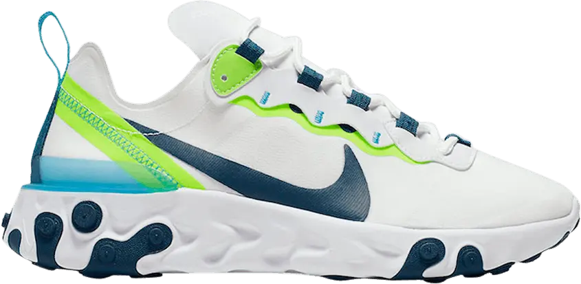  Nike Wmns React Element 55 &#039;Sea Green Volt&#039;