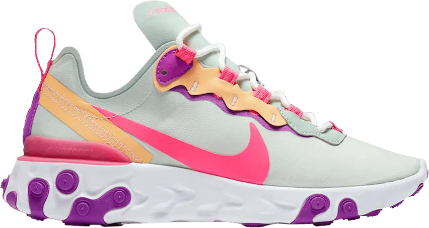  Nike Wmns React Element 55 &#039;Digital Pink&#039;