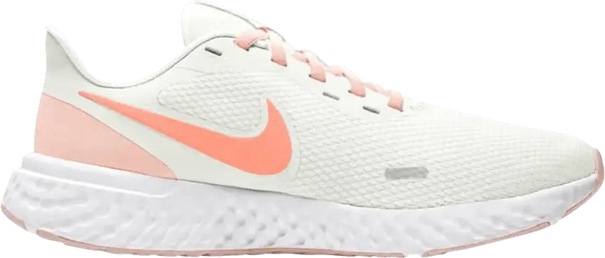  Nike Wmns Revolution 5 &#039;White Orange Pearl&#039;