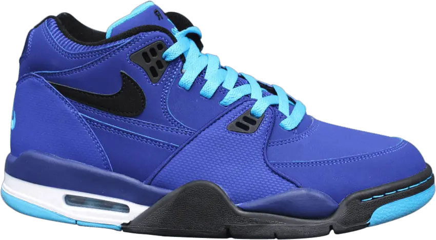  Nike Air Flight 89 Dark Royal Blue/Black-Current Blue-White