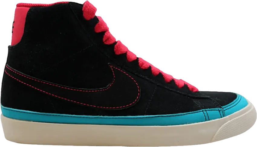  Nike Blazer Mid &#039;09 ND Black/Black-Very Berry-Birch (Women&#039;s)