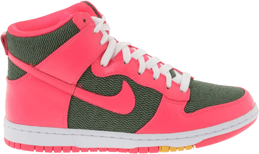  Nike Maharam x Wmns Dunk High Skinny Premium &#039;Seaweed Solar Red&#039;