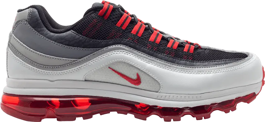  Nike Air Max 24-7 Black Varsity Red-Dark Charcoal-Cool Grey (Women&#039;s)