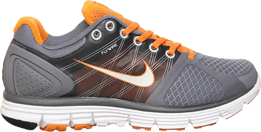  Nike Wmns LunarGlide+ 2 &#039;Cool Grey Total Orange&#039;