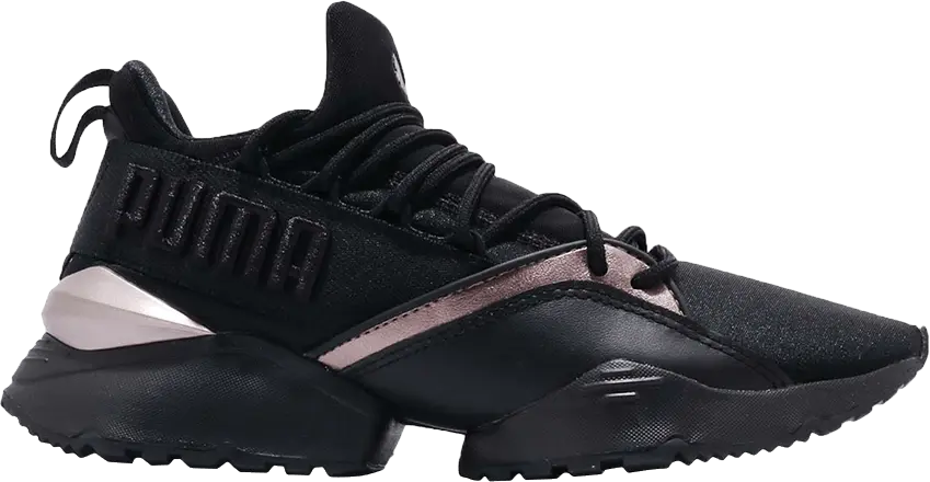  Puma Wmns Muse Maia Luxe &#039;Black&#039;