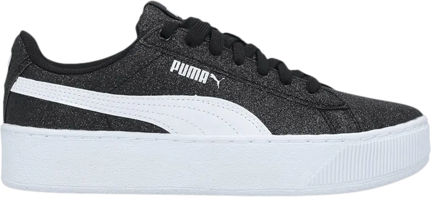 Puma Vikky Platform Jr &#039;Glitz - Black&#039;