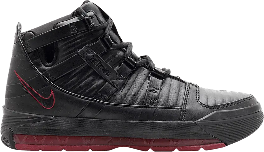  Nike LeBron 3 Black Crimson (GS)