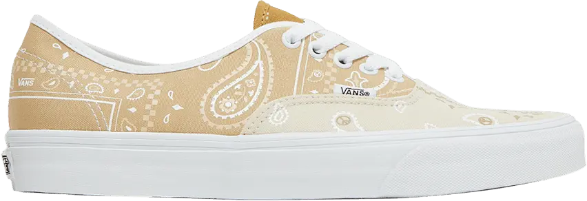  Vans Authentic Peace Paisley Peace True White