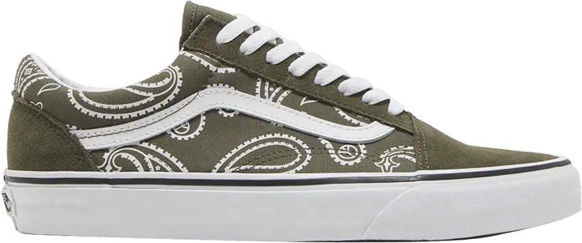  Vans Old Skool &#039;Peace Paisley - Grape Leaf&#039;