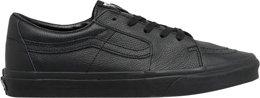  Vans Sk8-Low Leather &#039;Triple Black&#039;