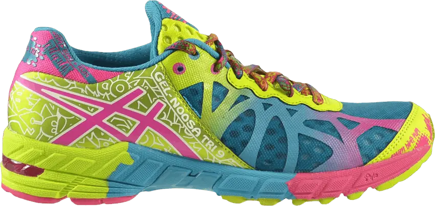  Asics Wmns Gel Noosa Tri 9 &#039;Capri Blue Raspberry Lime&#039;