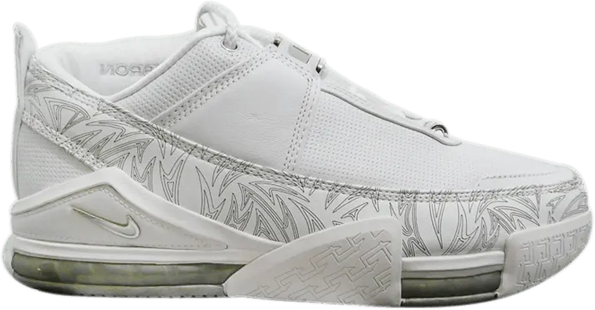  Nike LeBron Zoom 2 Low White
