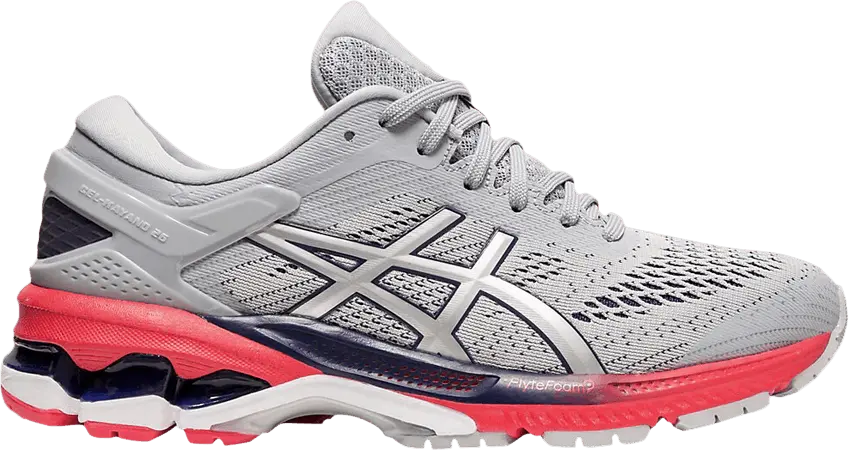  Asics Wmns Gel Kayano 26 &#039;Piedmont Grey Red&#039;