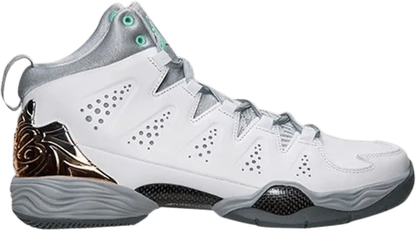  Jordan Melo M10 White Green Glow Wolf Grey