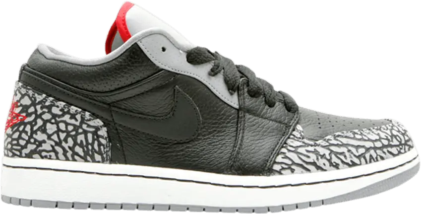  Air Jordan 1 Phat Low &#039;Black Cement&#039;