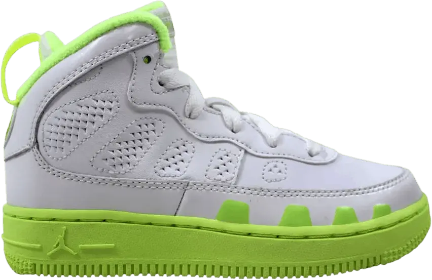  Air Jordan Fusion 9 PS &#039;White Liquid Lime&#039;