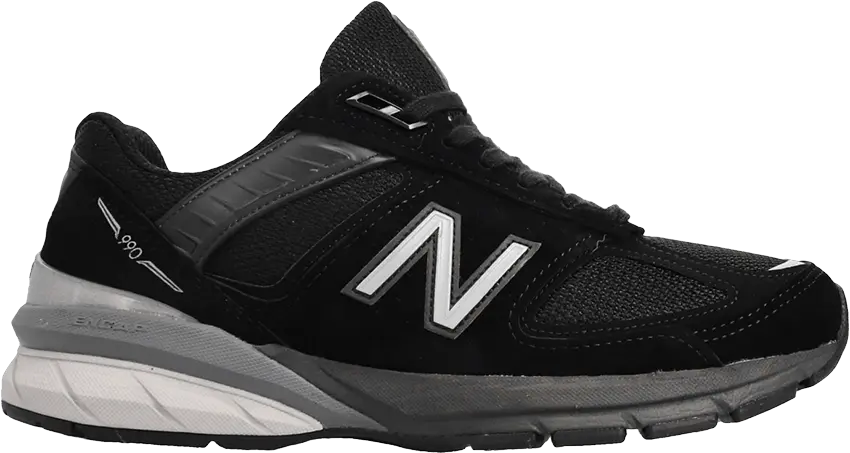  New Balance Wmns 990v5 Made In USA Wide &#039;Black Grey&#039;