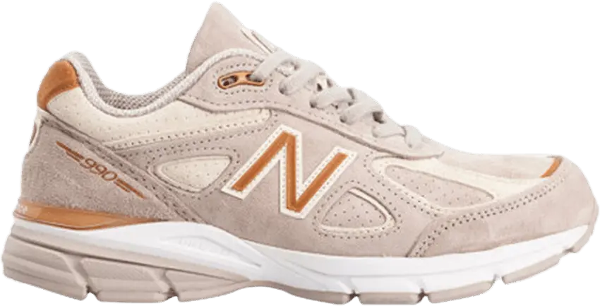  New Balance Wmns 990v4 Made In USA &#039;White Alabaster&#039;