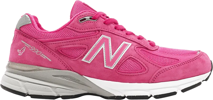  New Balance Wmns 990v4 Made in USA Wide &#039;Pink Ribbon&#039;