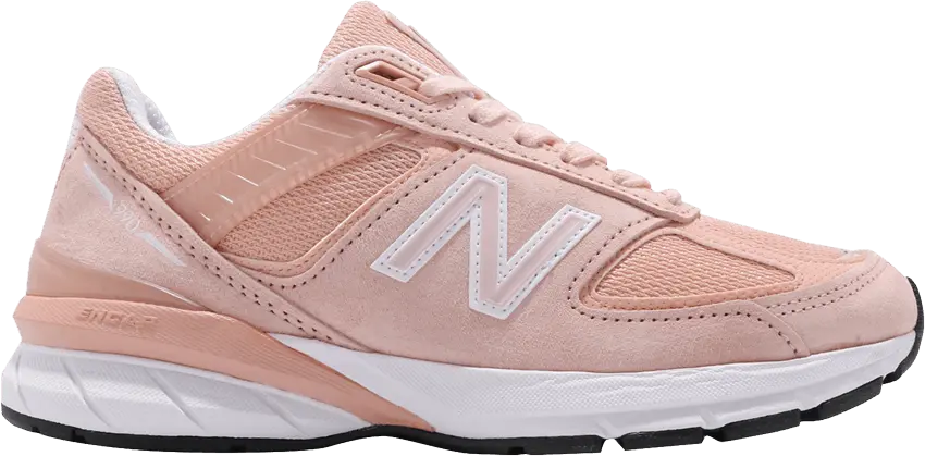  New Balance Wmns 990v5 Made In USA &#039;Pink White&#039;