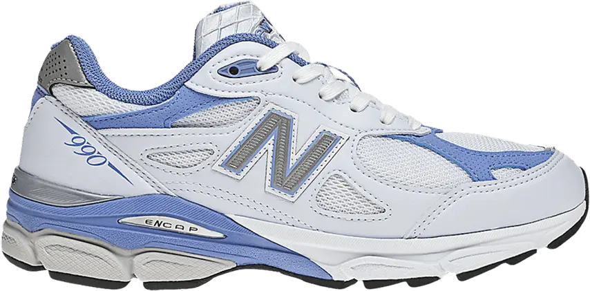  New Balance Wmns 990v3 Made In USA Wide &#039;White Blue&#039;