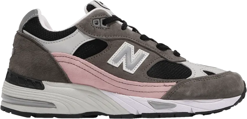  New Balance 991 MiUK Grey Black Rose (Women&#039;s)