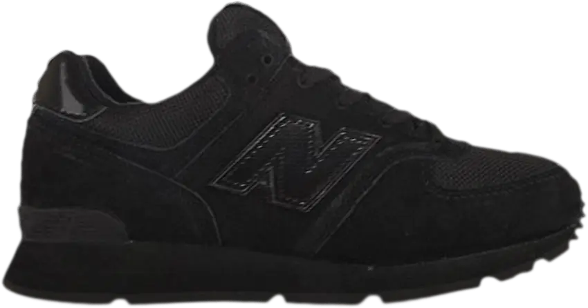  New Balance 574 Big Kid &#039;Triple Black&#039;