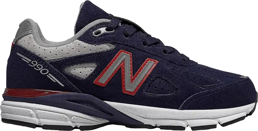  New Balance 990v4 Big Kid &#039;Navy&#039;