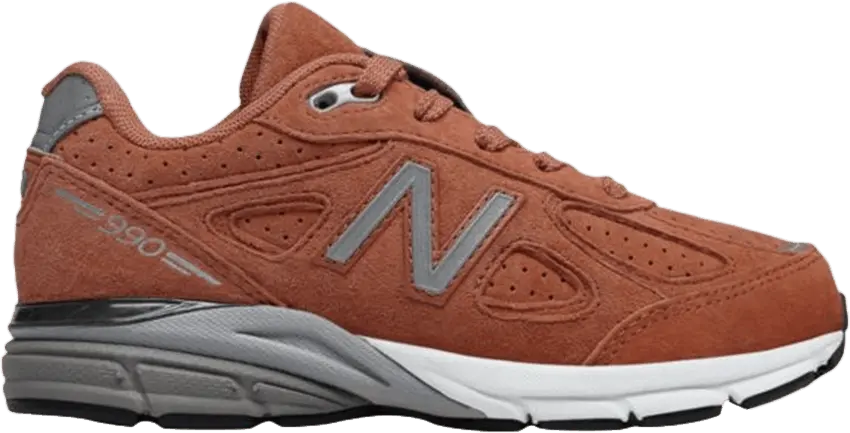  New Balance 990v4 Kid &#039;Orange Grey&#039;